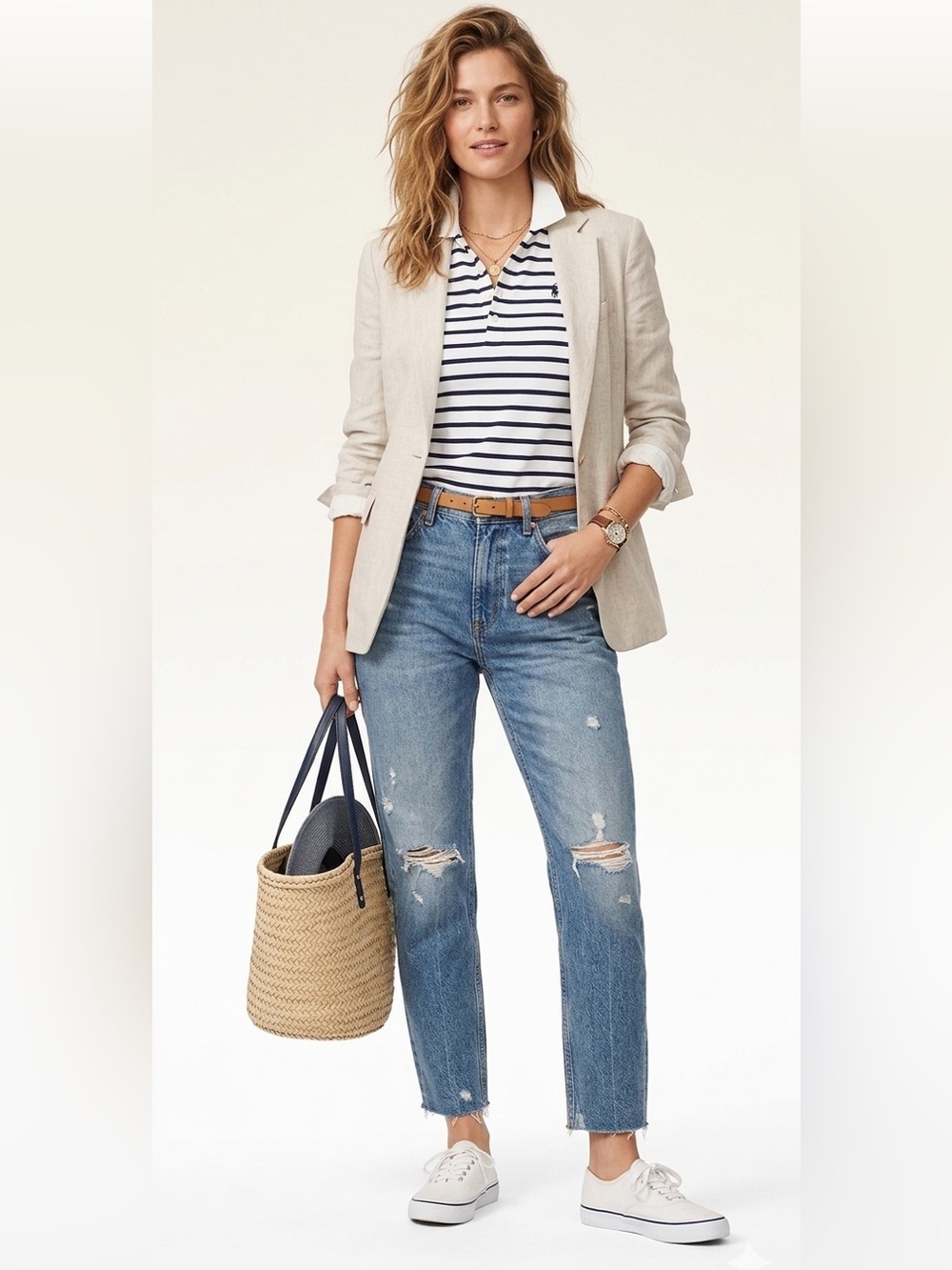 Abercrombie Highrise Blue Mom Jeans Size 4 / 27 Cotton